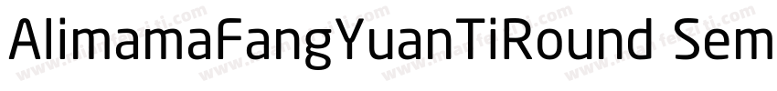 AlimamaFangYuanTiRound SemiBold字体转换